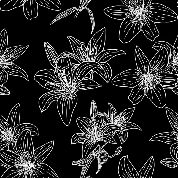 Varrat nélküli tapéta, gyönyörű virágok — Stock Fotó