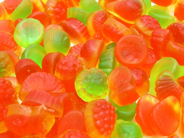 Fruit candy multi-colored all sorts, a background — Stock Photo, Image