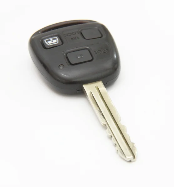 Автомобільний ключ, об'єкт ізольовано на білому тлі  . — стокове фото