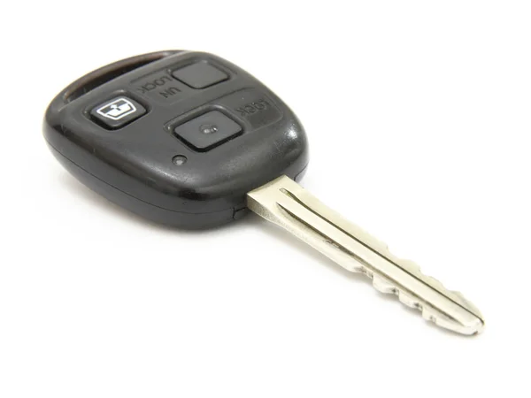Ключ автомобиля, объект изолирован на белом фоне  . — стоковое фото