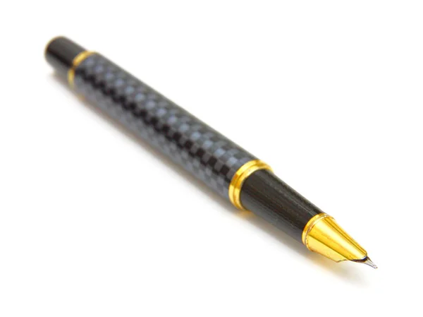 Penna stilografica isolata su sfondo bianco — Foto Stock