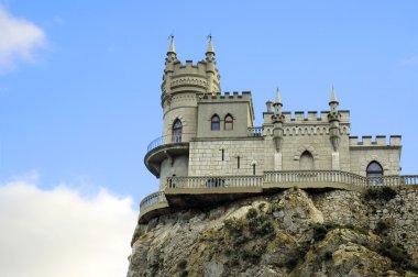 Lastochkino gnezdo / Swallow's nest, Crimea, Ukraine. Close view clipart