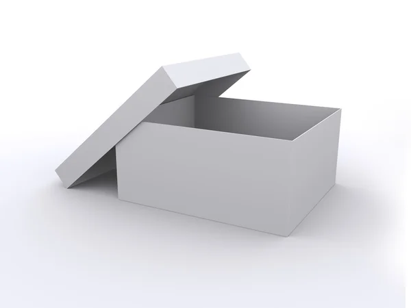 Geöffnete Schachtel — Stockfoto