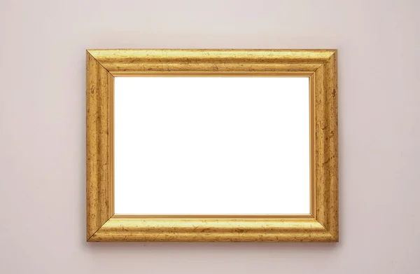 Gamla golden frame — Stockfoto