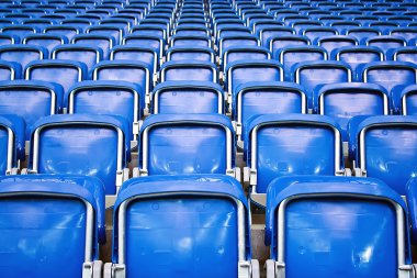 Empty stadium seats clipart