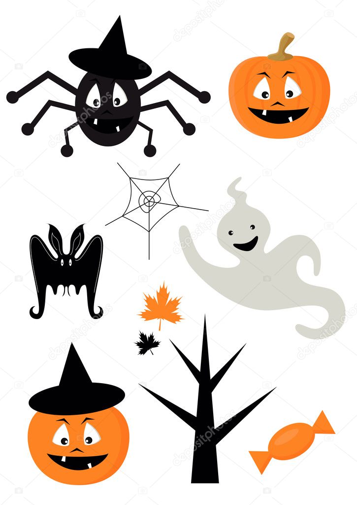 Halloween icons — Stock Vector © matik22 #4032601