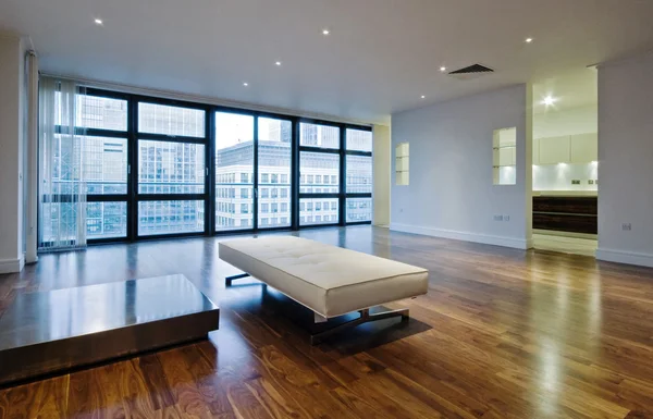 Penthouse obývací pokoj — Stock fotografie