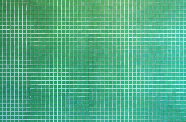 Grüne Mosaikfliesen Textur — Stockfoto