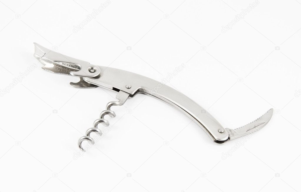 Cork screw with blade