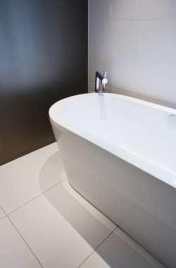 Modern bath tub clipart