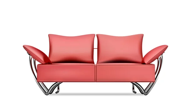 Röd soffa — Stock vektor