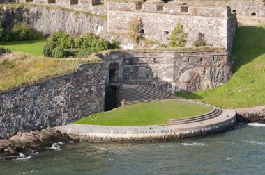 Suomenlinna fortress in Helsinki, Finland clipart