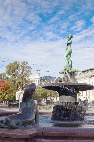 Fountain Havis Amanda in Helsinki — Stock Photo, Image