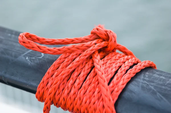 Egy kötéllel rögzítve — Stock Fotó