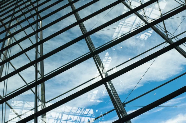 Glass windows centre business — Stock Photo, Image