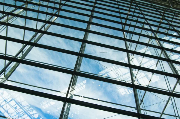 Glass windows centre business — Stock Photo, Image