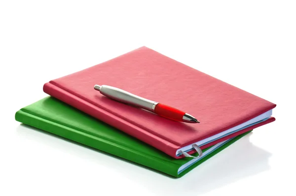 Ołówek z notebookiem. Zamknij się — Zdjęcie stockowe