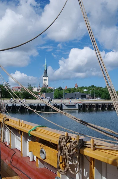 stock image Tallinn, city at the sea