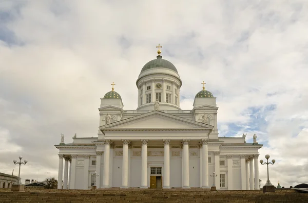 Лютеранська Собор Сенат Області Гельсінкі — стокове фото