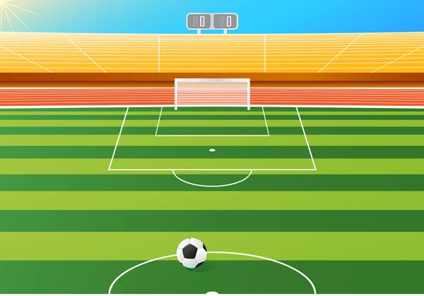 Fotbollsstadion — Stock vektor