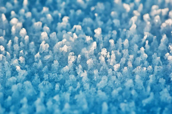 Cristalli di un ghiaccio — Foto Stock