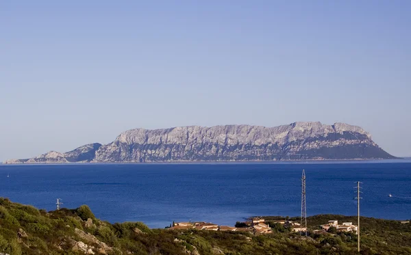 Wyspa Tavolara Jest Najbardziej Znanym Północnej Części Sardynii — Zdjęcie stockowe