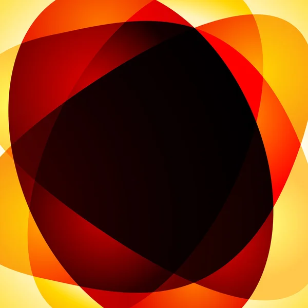 Abstrakter Hintergrund in Orange — Stockvektor