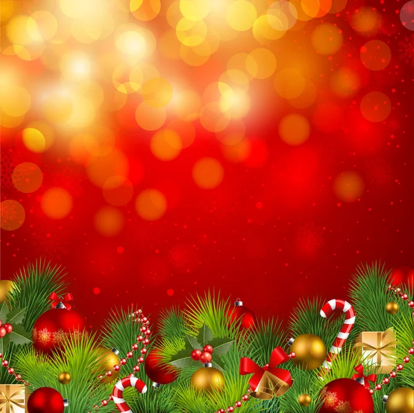 Weihnachtlicher Hintergrund — Stockvektor