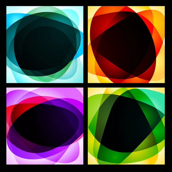Collection of abstract background — Stok Vektör
