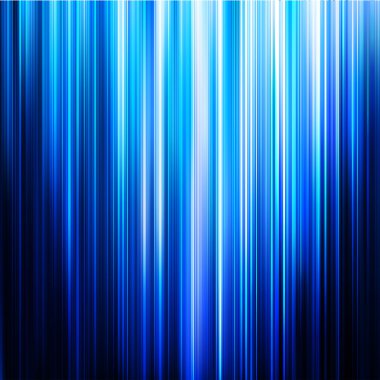 Abstract glowing background with blue stripes. Vector illustration clipart