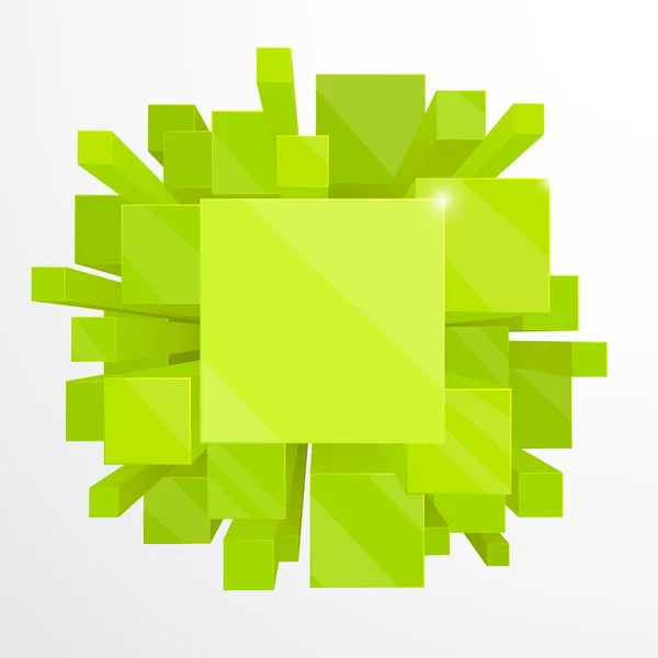 绿色抽象背景 矢量图 — 图库矢量图片