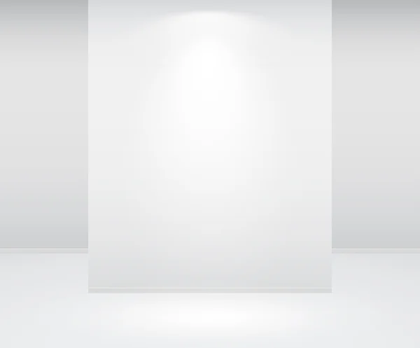 Κενό τοίχο και φώτα — Διανυσματικό Αρχείο