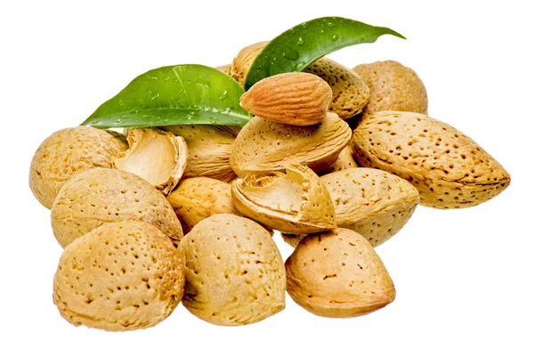 Almonds with kernel — Stock Photo, Image