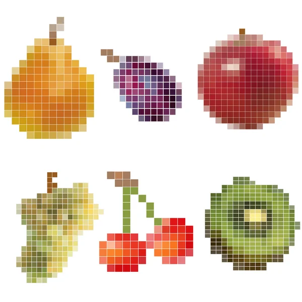 Frutti mosaici — Vettoriale Stock