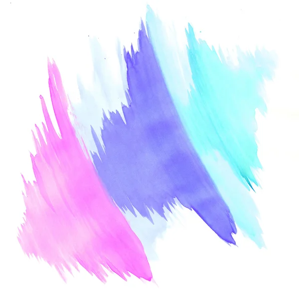 Tintas de cor da água — Fotografia de Stock