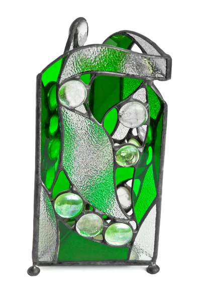 Vaso decorativo verde — Foto Stock