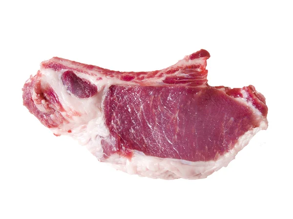 Vers vlees. hak op het bot — Stockfoto