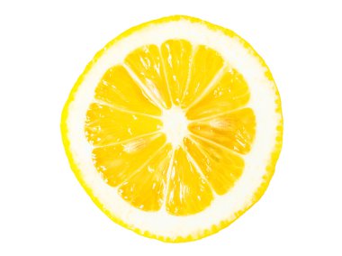 Lemon of cuts in half. Slice, circle clipart