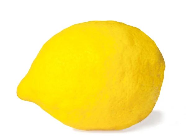 Um limão isolado no fundo branco — Fotografia de Stock