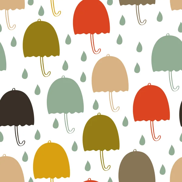 Modèle de parapluies — Image vectorielle