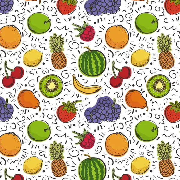 Φρούτα μοτίβο — Διανυσματικό Αρχείο