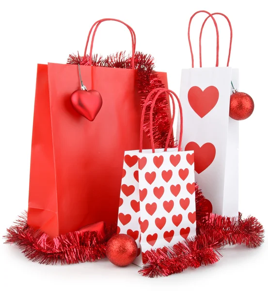 Shopping bag di Natale — Foto Stock
