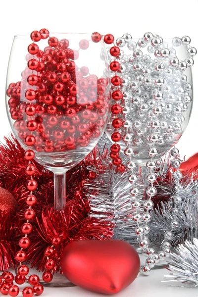 Christmas glass — Stock Photo, Image
