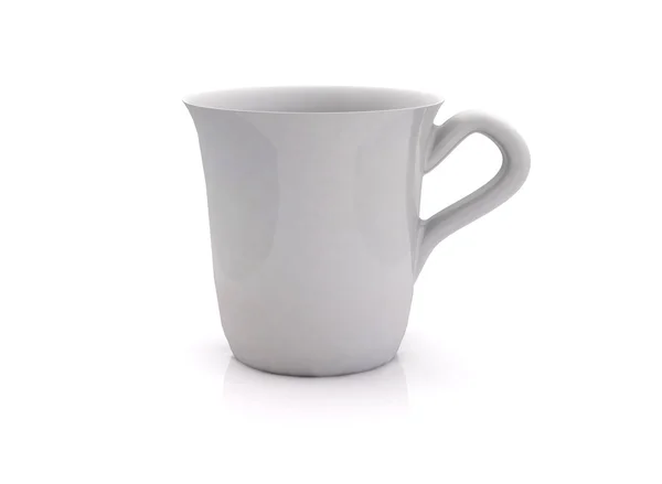 stock image 3d rendering of mug isolated on white background