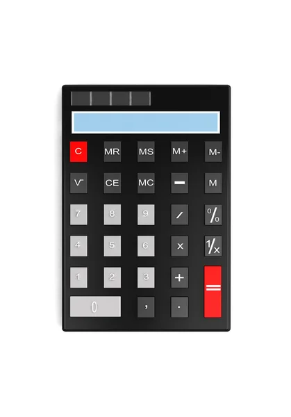 3D-calculator op een wit — Stockfoto