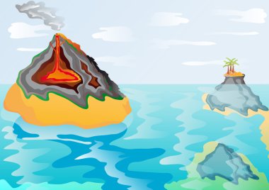 Volcanoo clipart