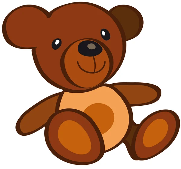 Плюшевий ведмедик — стоковий вектор