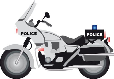 Police motor clipart