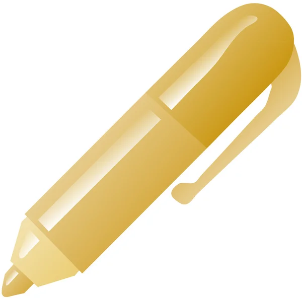 Arany marker — Stock Vector