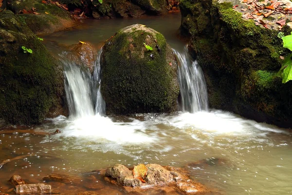 Small stream waterfall — Stock Photo, Image